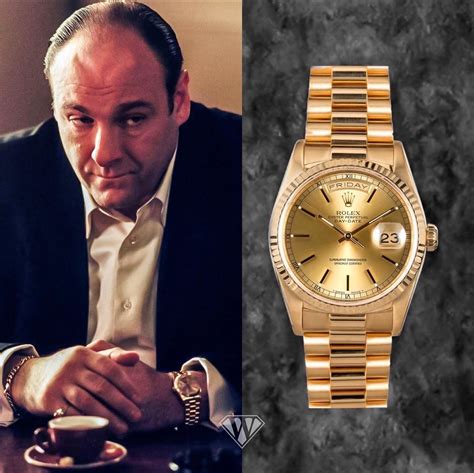 sopranos rolex watches gold and silver cast